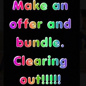 Make an offer !!! Bundle for a deal!!!